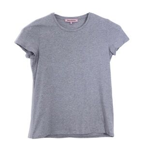 Juicy Couture Women's Grey Blend Short Sleeve Tee Shirt L